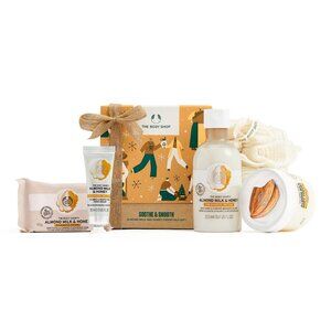The Body Shop Soothe & Smooth Almond Milk and Honey Essentials Gift Set (new)